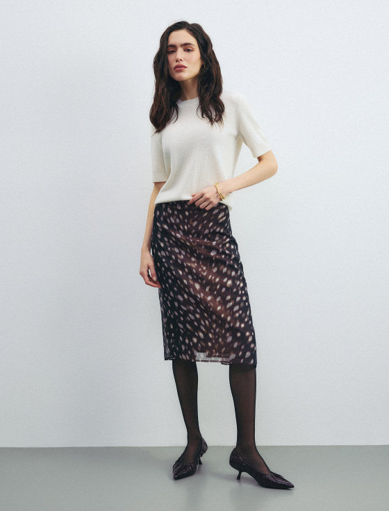 джемпер из шерсти и кашемира с коротким рукавом - цена, описание и отзывы - фото №4