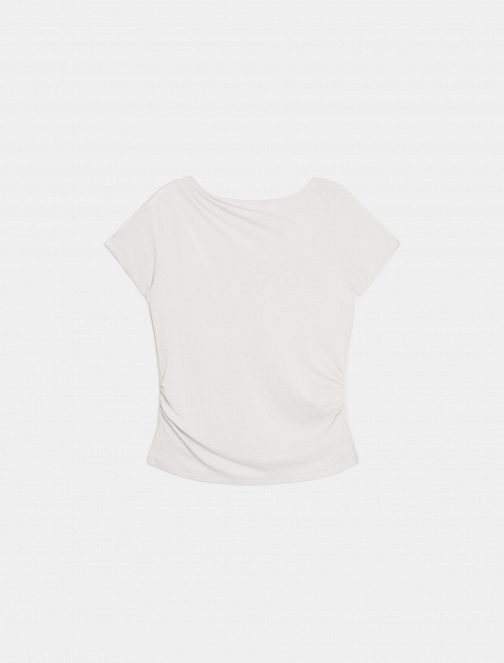 футболка из тенсела и шерсти - цена, описание и отзывы - фото №1