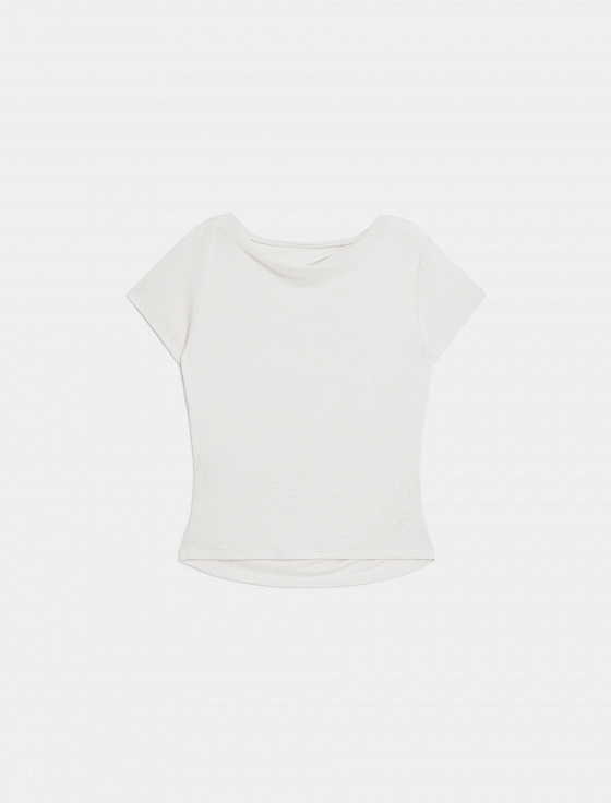 футболка из тенсела и шерсти - цена, описание и отзывы - фото №4