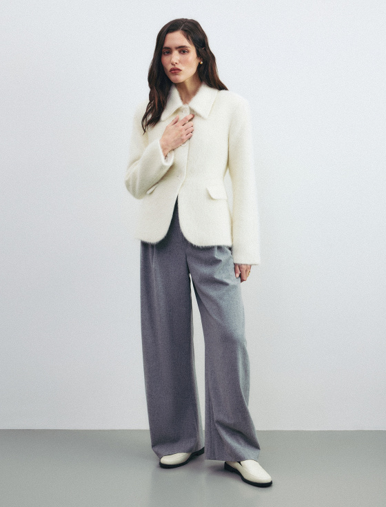 жакет с шерстью кролика - цена, описание и отзывы - фото №4