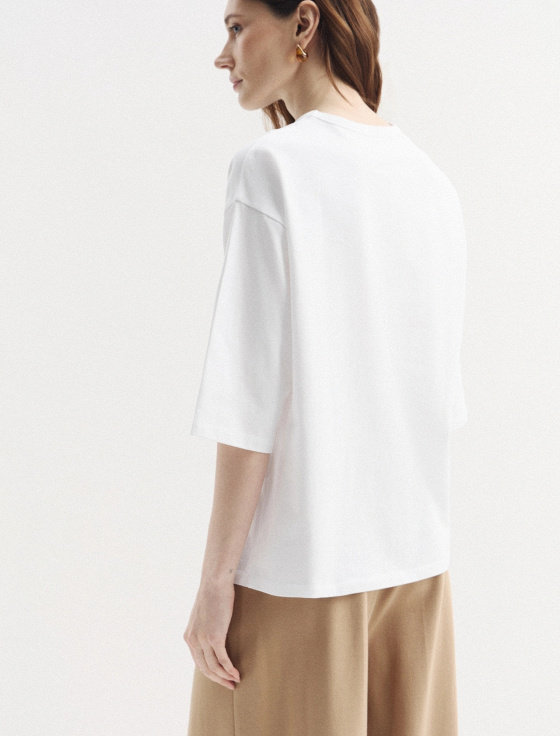 футболка из 100% хлопка - цена, описание и отзывы - фото №3