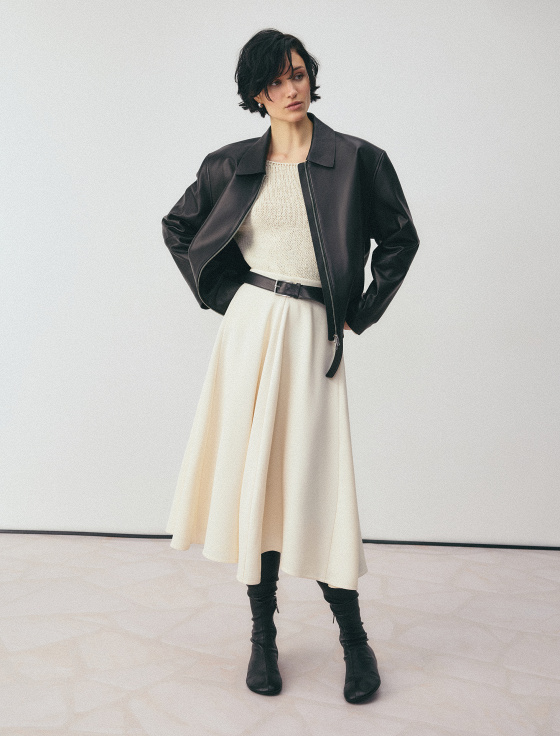 юбка миди из ацетата - цена, описание и отзывы - фото №2