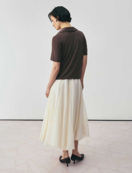 юбка миди в складку - цена, описание и отзывы - фото №5