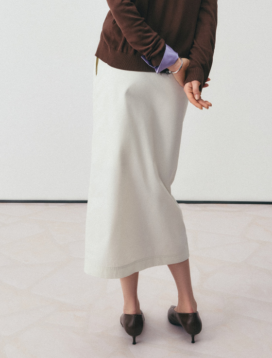 юбка миди с содержанием хлопка - цена, описание и отзывы - фото №5