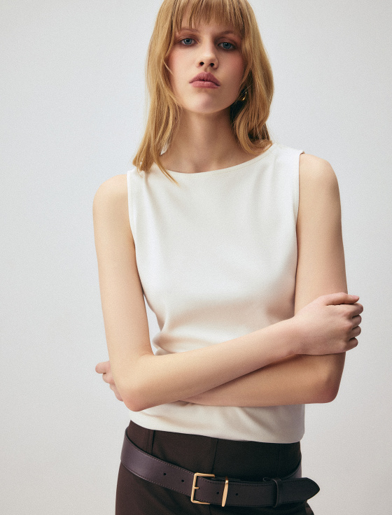 топ из вискозы и хлопка - цена, описание и отзывы - фото №2