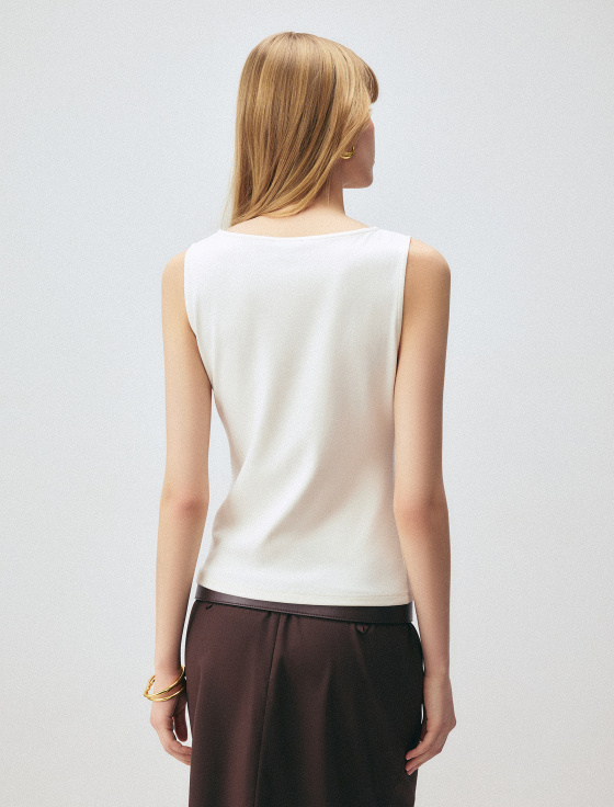 топ из вискозы и хлопка - цена, описание и отзывы - фото №4