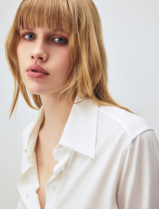 рубашка из тенсела и хлопка - цена, описание и отзывы - фото №5