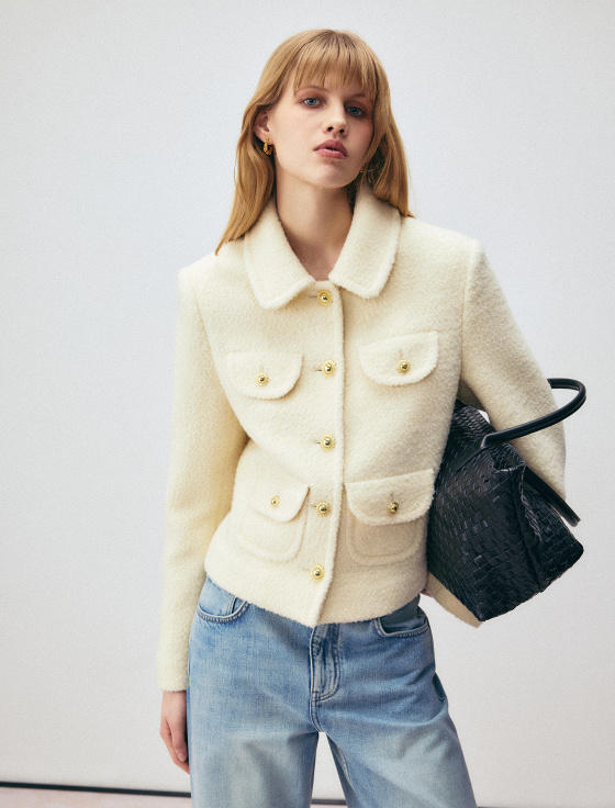 пальто-жакет из шерсти - цена, описание и отзывы - фото №1