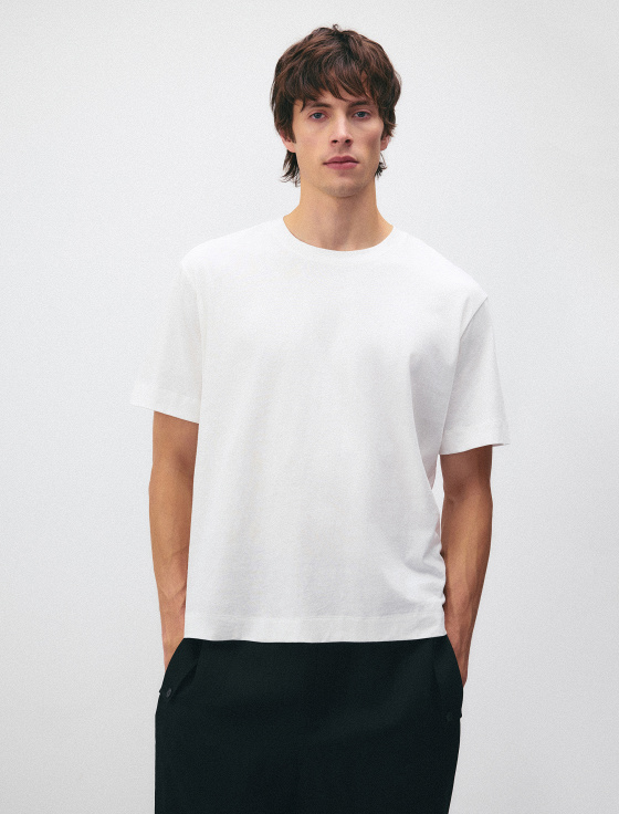 футболка из хлопка и льна - цена, описание и отзывы - фото №1