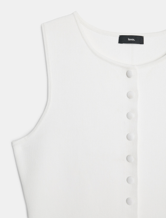 жилет приталенного силуэта из вискозы - цена, описание и отзывы - фото №3