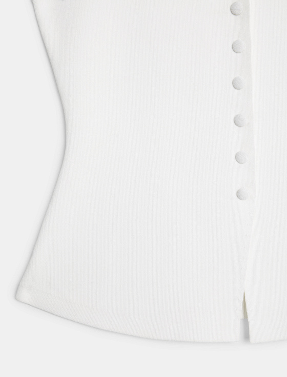 жилет приталенного силуэта из вискозы - цена, описание и отзывы - фото №4