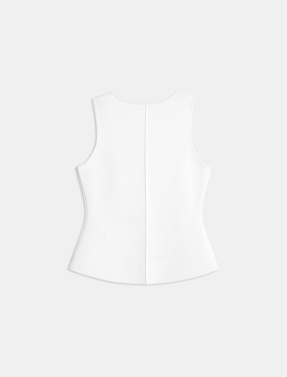 жилет приталенного силуэта из вискозы - цена, описание и отзывы - фото №2