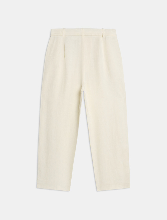 укороченные брюки из вискозы и льна - цена, описание и отзывы - фото №2