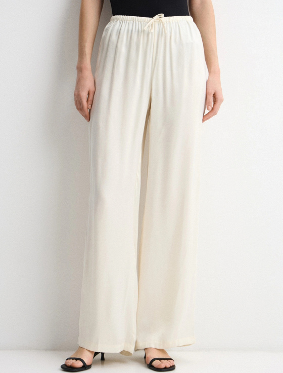 брюки из лиоцелла и вискозы - цена, описание и отзывы - фото №1