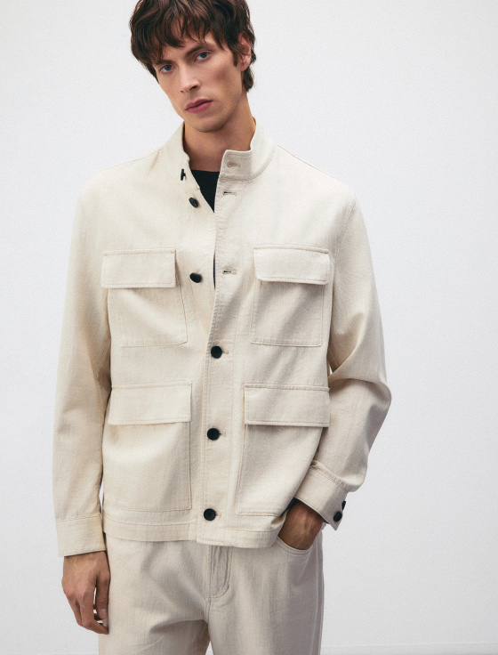 пиджак из хлопка и льна - цена, описание и отзывы - фото №4