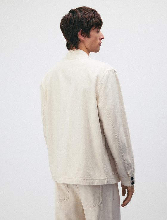 пиджак из хлопка и льна - цена, описание и отзывы - фото №5