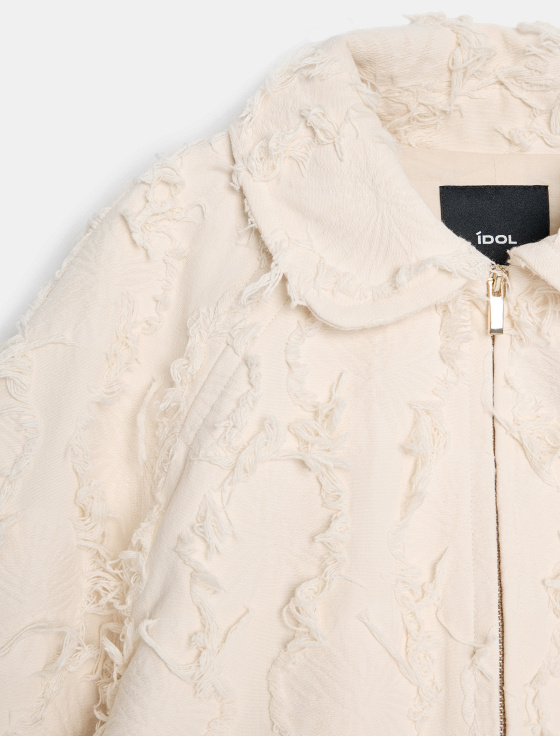 жакет из жаккардовой ткани с защипами - цена, описание и отзывы - фото №5