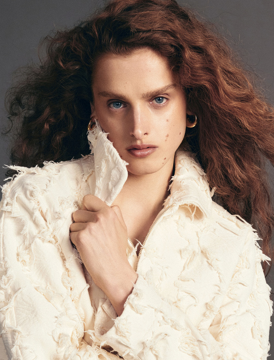 жакет из жаккардовой ткани с защипами - цена, описание и отзывы - фото №3