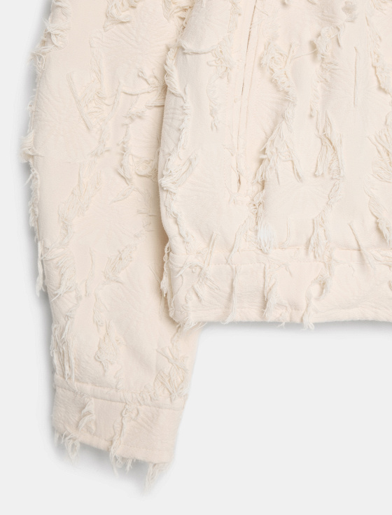 жакет из жаккардовой ткани с защипами - цена, описание и отзывы - фото №6