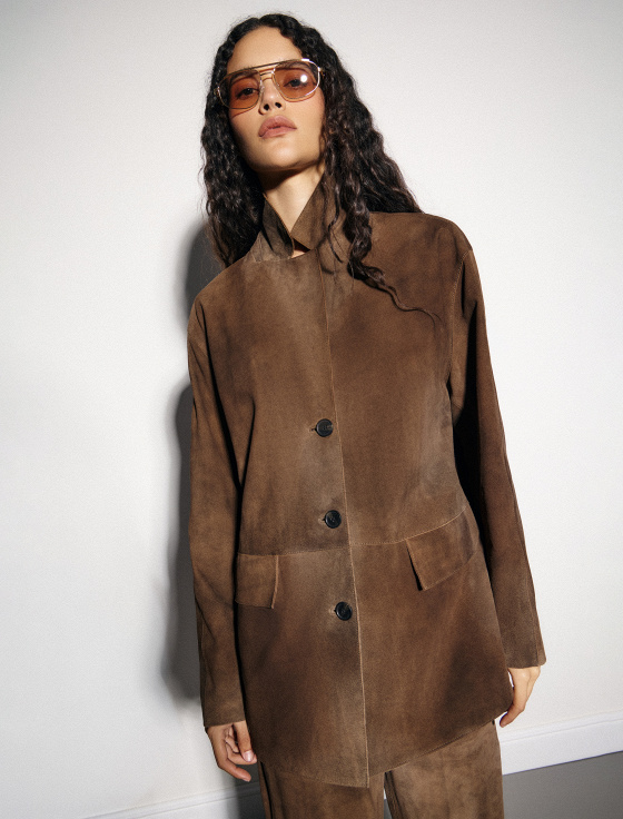 жакет из натуральной замши - цена, описание и отзывы - фото №5