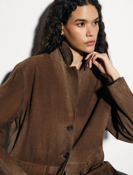 жакет из натуральной замши - цена, описание и отзывы - фото №2