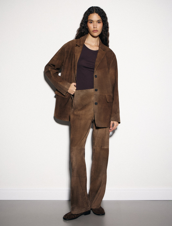 жакет из натуральной замши - цена, описание и отзывы - фото №3