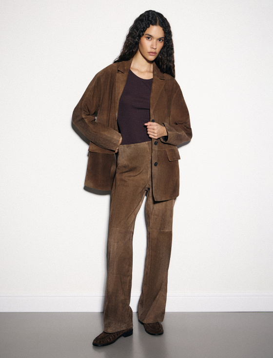 брюки из натуральной замши - цена, описание и отзывы - фото №3