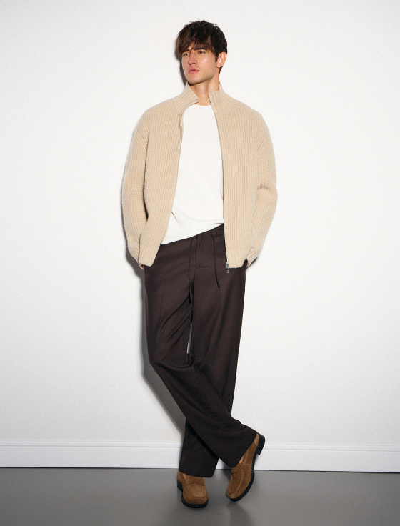 брюки из фактурной шерсти - цена, описание и отзывы - фото №2