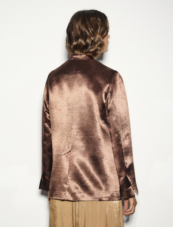 жакет из флюидного ацетата - цена, описание и отзывы - фото №3