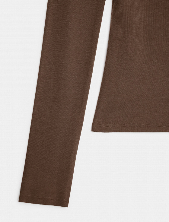 лонгслив из тенсела и шерсти - цена, описание и отзывы - фото №7