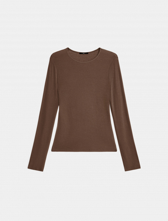 лонгслив из тенсела и шерсти - цена, описание и отзывы - фото №1