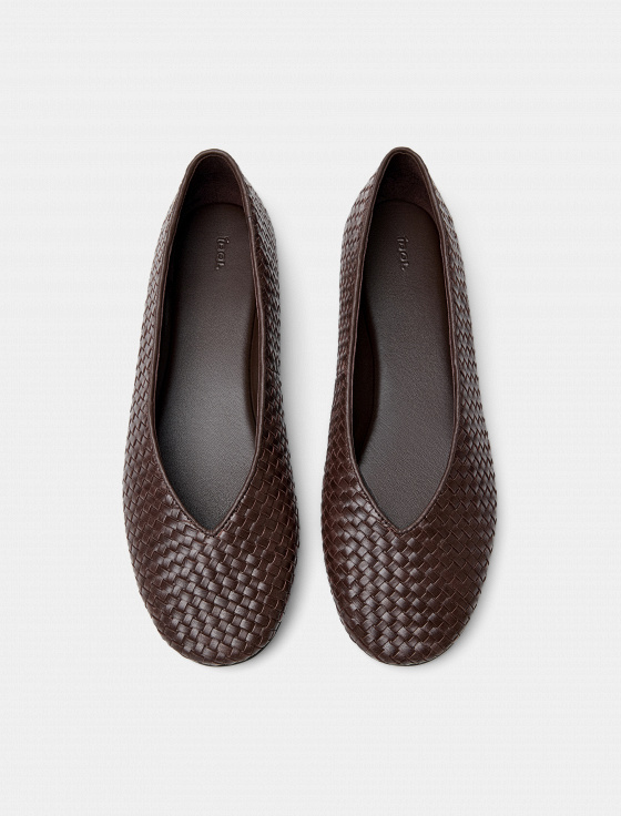 балетки в технике плетения intrecciato - цена, описание и отзывы - фото №2