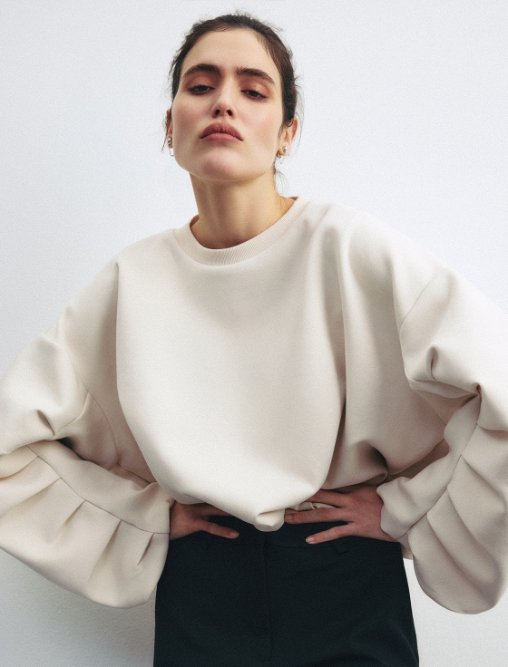 свитшот из хлопка - цена, описание и отзывы - фото №2