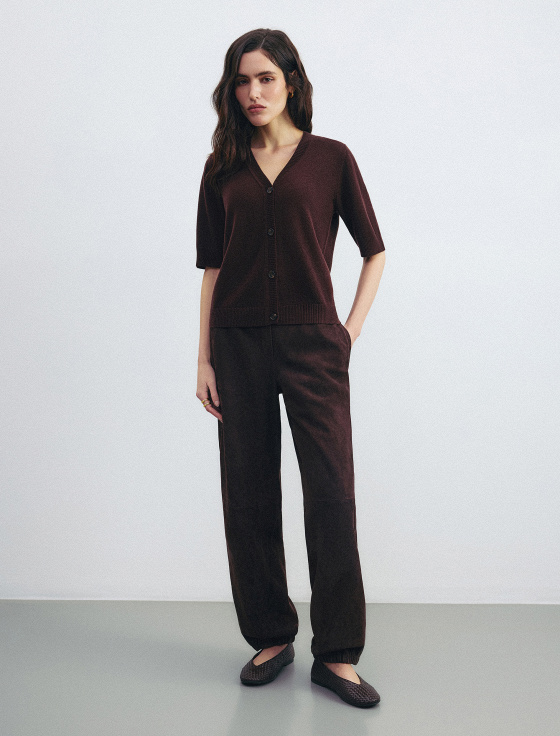 брюки из 100% натуральной замши - цена, описание и отзывы - фото №1