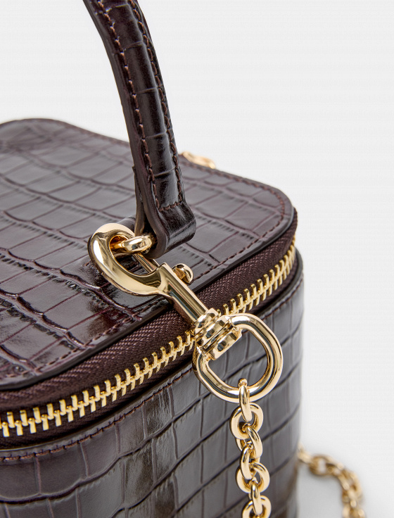 сумка из натуральной кожи с тиснением - цена, описание и отзывы - фото №7