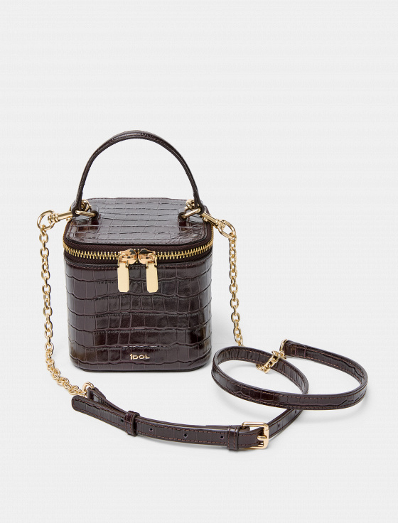 сумка из натуральной кожи с тиснением - цена, описание и отзывы - фото №5