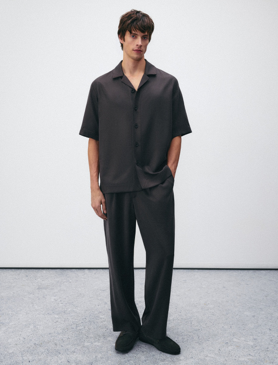 рубашка из 100% лиоцелла с коротким рукавом - цена, описание и отзывы - фото №4