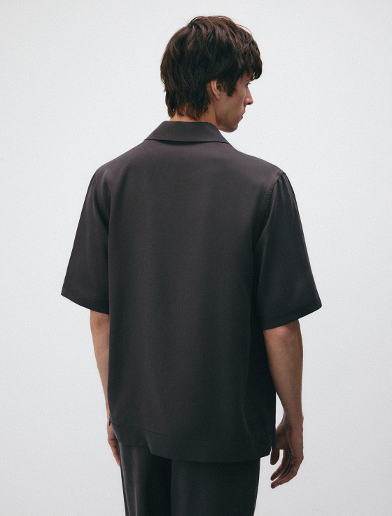 рубашка из 100% лиоцелла с коротким рукавом - цена, описание и отзывы - фото №3