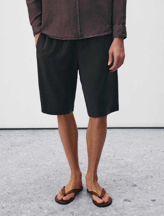 шорты из 100% лиоцелла - цена, описание и отзывы - фото №3