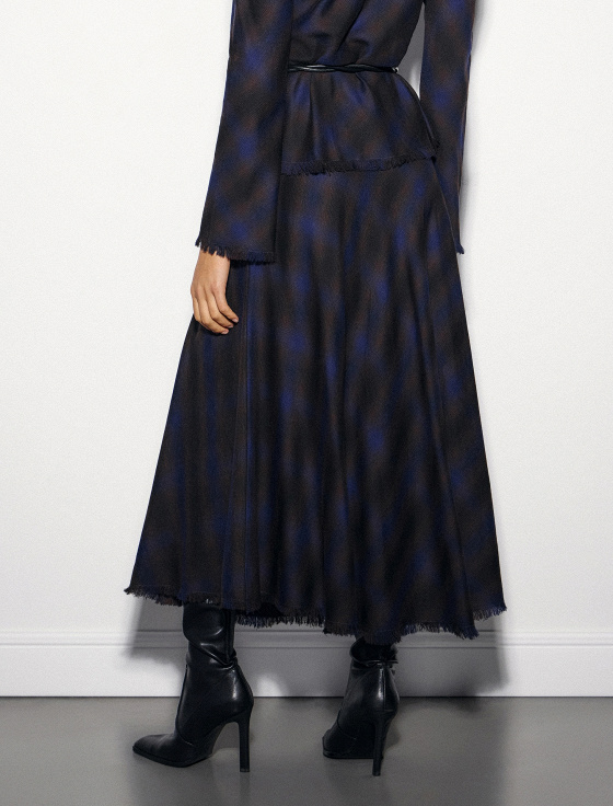 юбка миди из шерсти и льна - цена, описание и отзывы - фото №4