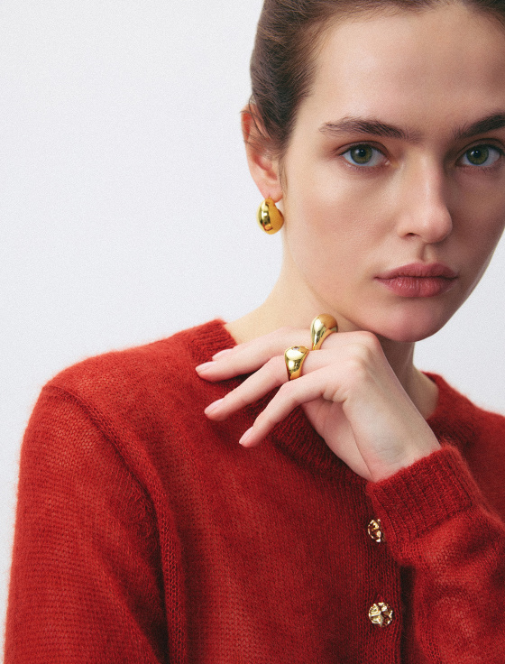 джемпер из мохера с пуговицами - цена, описание и отзывы - фото №3