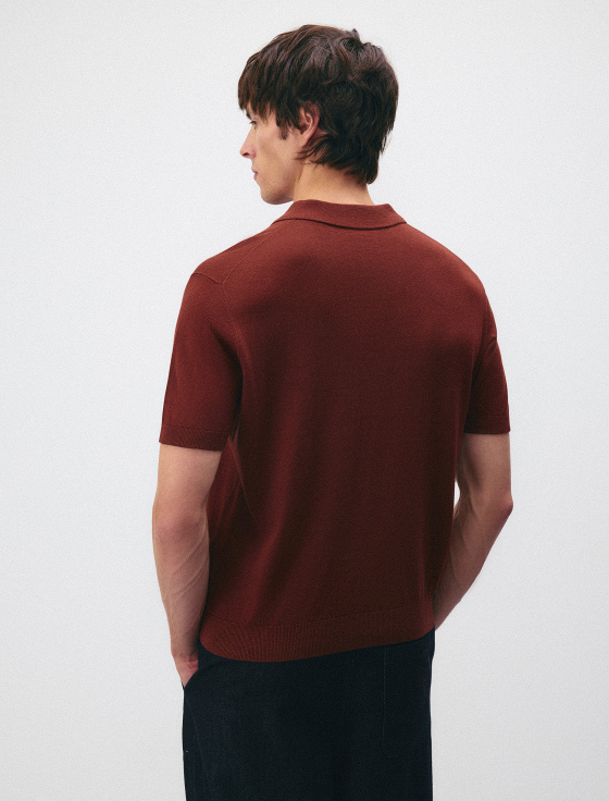 джемпер-поло из хлопка и льна - цена, описание и отзывы - фото №3