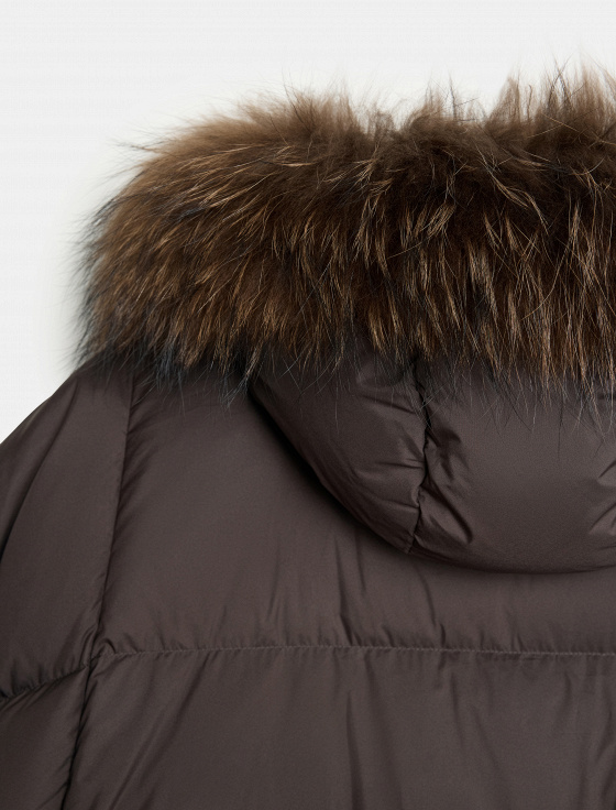 куртка с воротом из меха енота - цена, описание и отзывы - фото №8