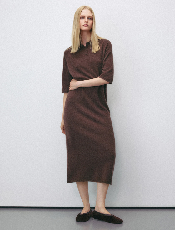 платье-миди из смесовой шерсти - цена, описание и отзывы - фото №2