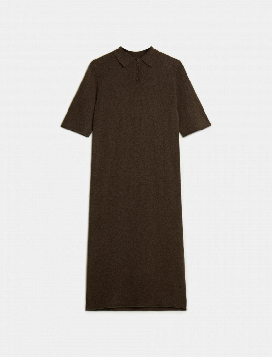 платье-миди из смесовой шерсти - цена, описание и отзывы - фото №1