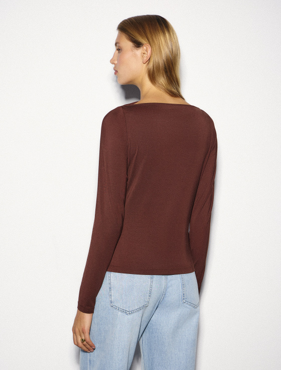 лонгслив из модала - цена, описание и отзывы - фото №4