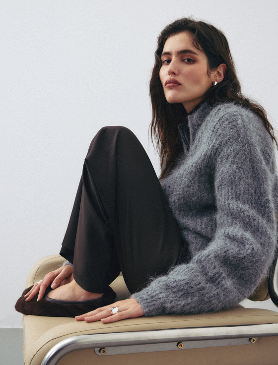 брюки из шерсти и ацетата - цена, описание и отзывы - фото №4