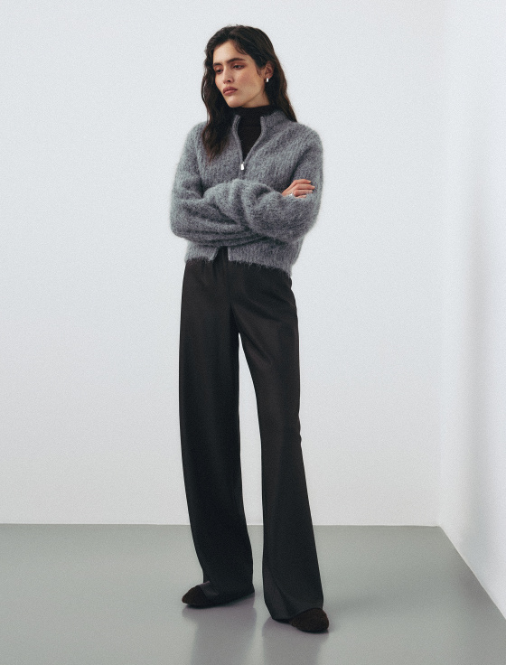 брюки из шерсти и ацетата - цена, описание и отзывы - фото №2