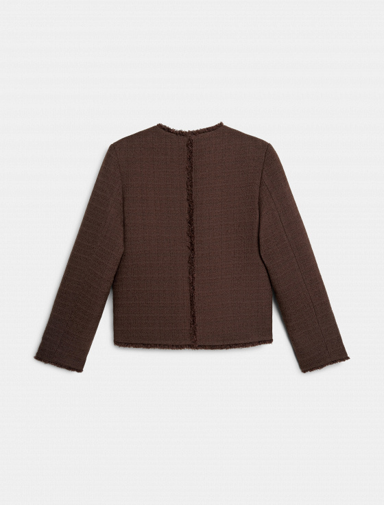 жакет из хлопкового твида - цена, описание и отзывы - фото №2