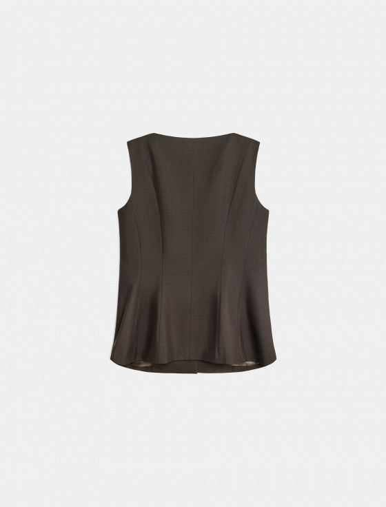 жилет из костюмной шерсти - цена, описание и отзывы - фото №2